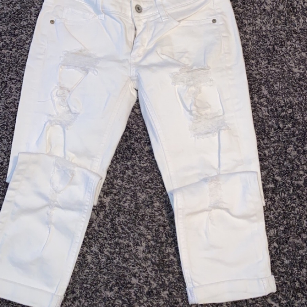 white jeans